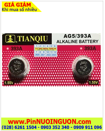 Pin AG5 LR754 _ Pin cúc áo 1.5v Alkaline Tianqiu AG5 LR754 chính hãng |TẠM HẾT HÀNG 